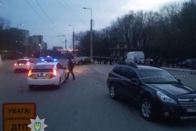 Момент после ДТП / Нацполиция