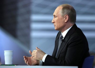 Путин в профиль