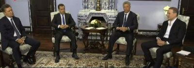 Миллер, Медведев, Бойко, Медведчук / скриншот из видео