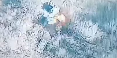 Момент подрыва / скриншот из видео