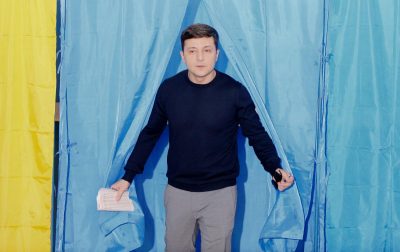 Владимир Зеленский проголосовал на выборах 2019