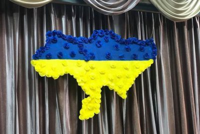 Скандал в Киеве: на избирательном участке повесили карту Украины без Крыма