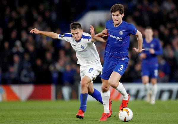 Челси - Динамо: киевляне разгромно проиграли в матче 1/8 финала Лиги Европы, фото, видео голов