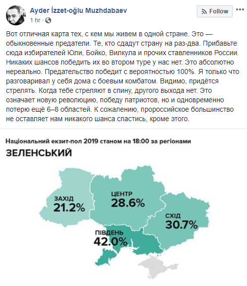 "Придется стрелять": пропрезидентский журналист высказался об избирателях Зеленского "Придется стрелять": пропрезидентский журналист высказался об избирателях Зеленского