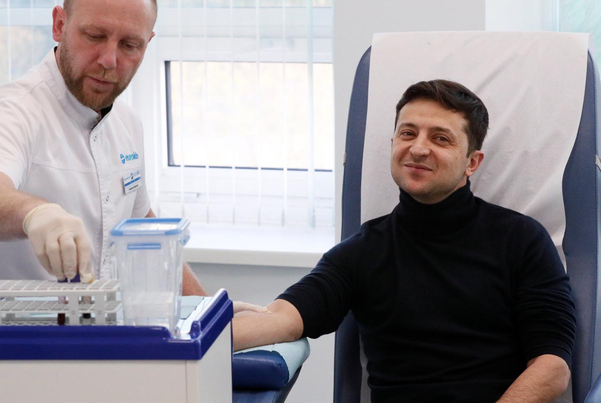 Владимир Зеленский сдал анализы