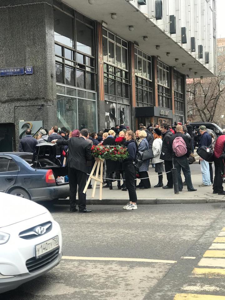 Георгий Данелия, церемония прощания