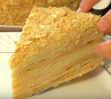 Торт Наполеон на сковороде рецепт с фото пошагово