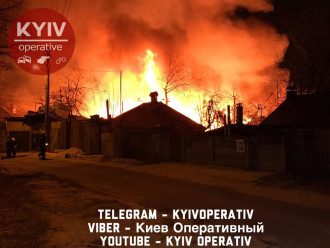 Пожар в Киеве Пожар в Киеве