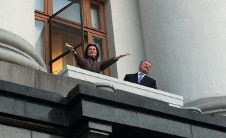 Петр Порошенко, Банковая Петр Порошенко, Банковая
