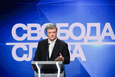 Петр Порошенко в эфире передачи "Свобода слова" на ICTV 