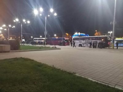 Из Запорожья в Киев свозят бюджетников / Фейсбук М.Иванищева Из Запорожья в Киев свозят бюджетников / Фейсбук М.Иванищева