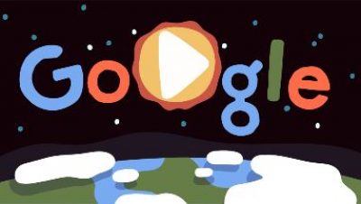 Посвященный Дню земли дудл / скриншот из видео