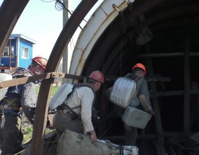 На шахте Схидкарбон произошла серия взрывов / mchs-lnr На шахте Схидкарбон произошла серия взрывов / mchs-lnr