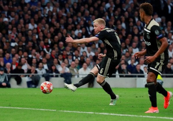 Тоттенхэм - Аякс 0:1. Аякс обыграл в гостевом матче Тоттенхэм в полуфинале ЛЧ