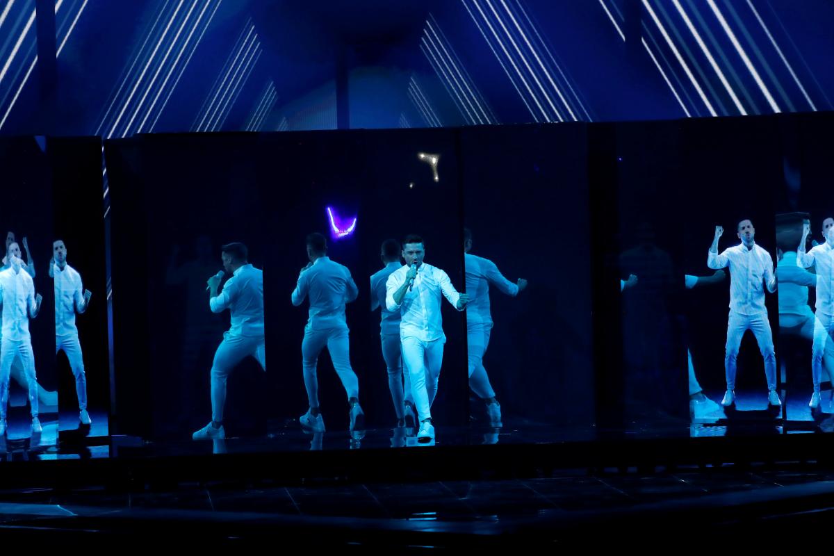 Представитель России Сергей Лазарев, который занял в конкурсе 3 место