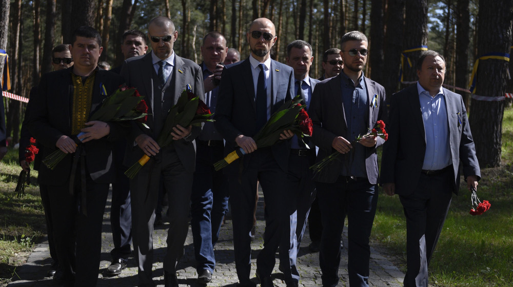 Арсений Яценюк в Быковне Арсений Яценюк в Быковне