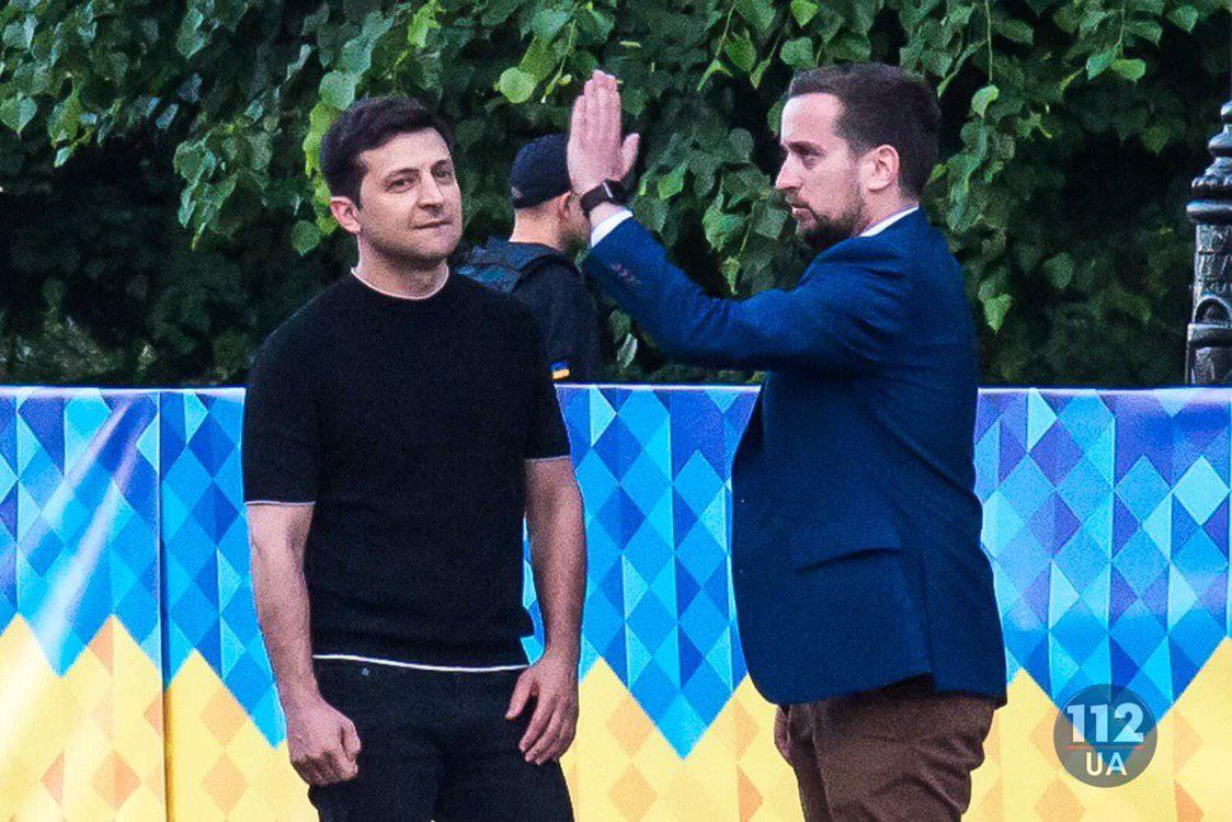 Зеленский на репетиции инаугурации Зеленский на репетиции инаугурации