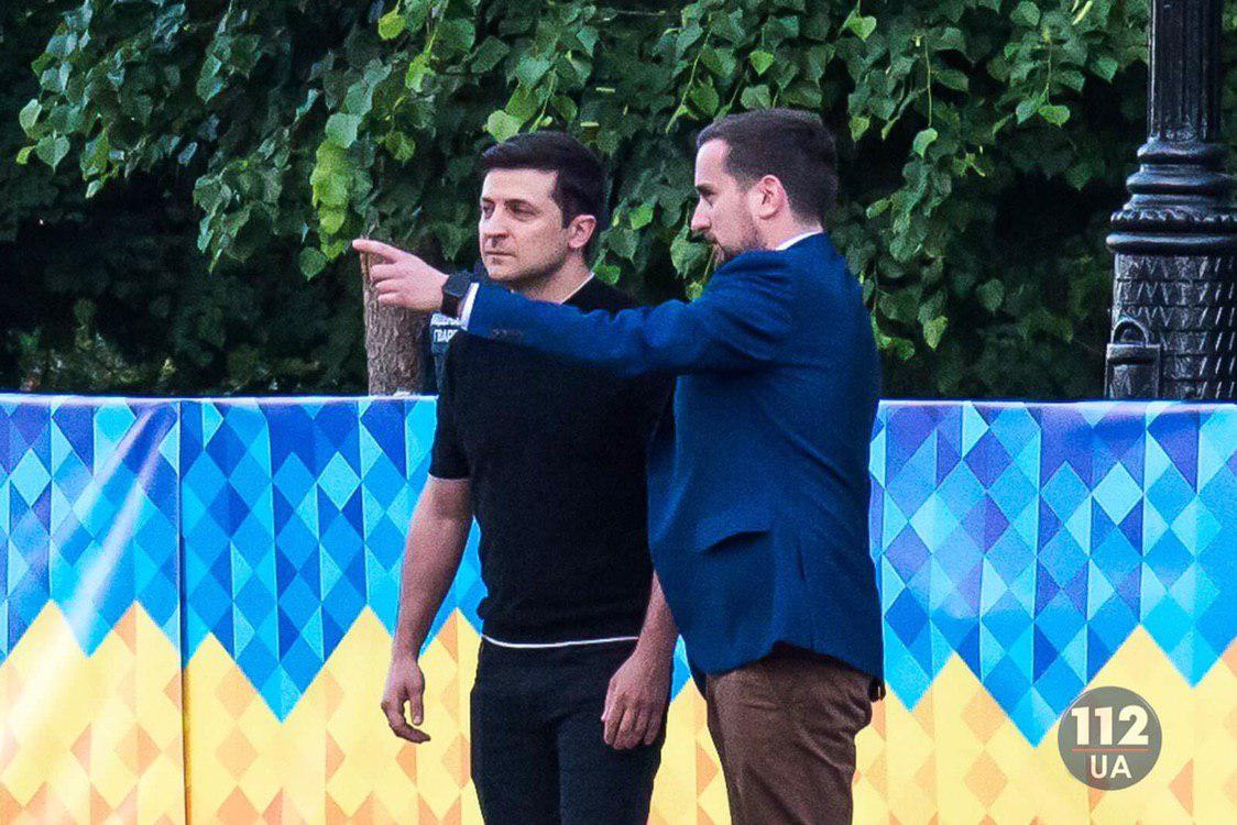 Зеленский на репетиции инаугурации Зеленский на репетиции инаугурации