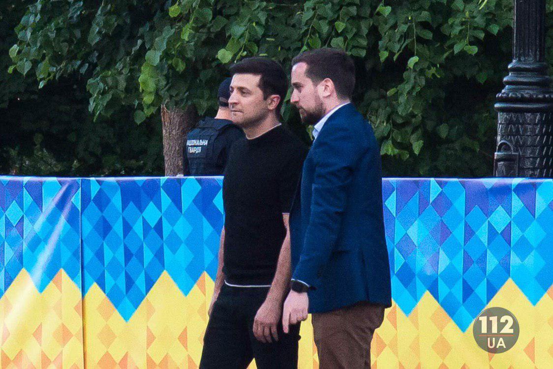 Зеленский на репетиции инаугурации Зеленский на репетиции инаугурации