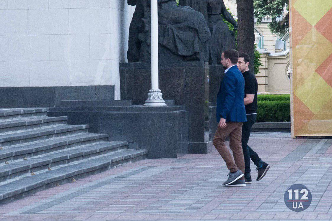 Зеленский на репетиции инаугурации Зеленский на репетиции инаугурации