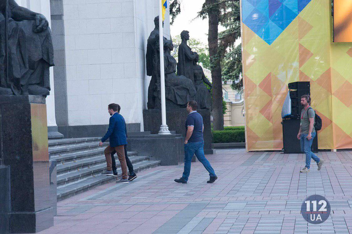 Зеленский на репетиции инаугурации Зеленский на репетиции инаугурации