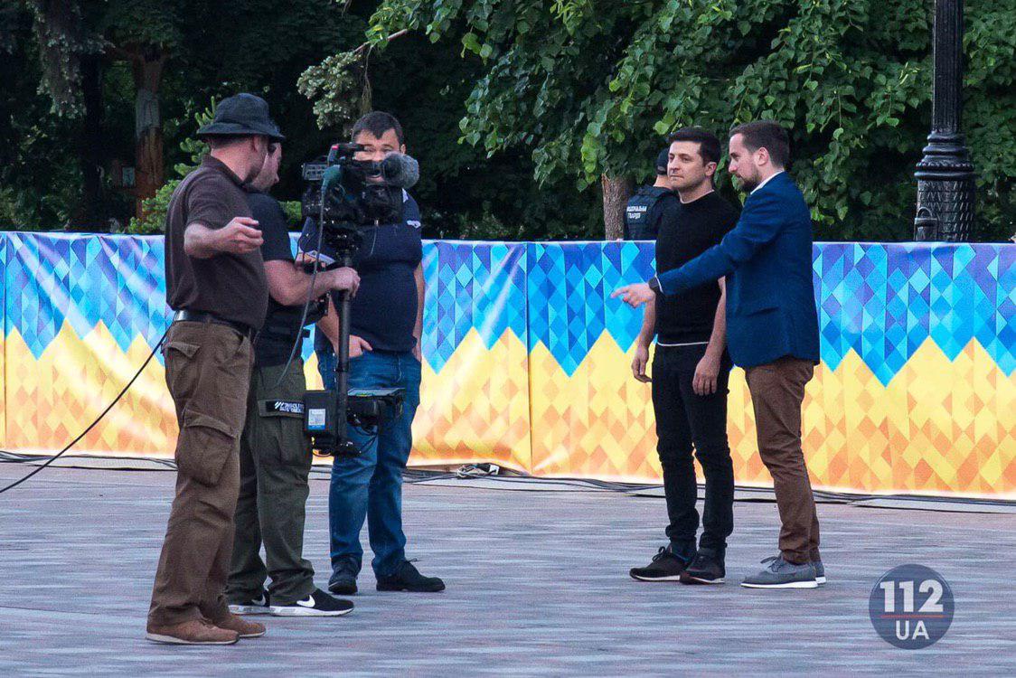 Зеленский на репетиции инаугурации Зеленский на репетиции инаугурации