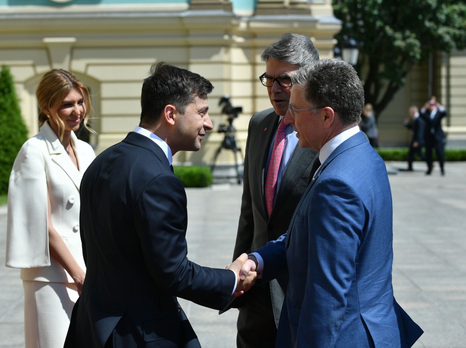 Владимир Зеленский и Курт Волкер, спецпредставитель Белого дома в Украине