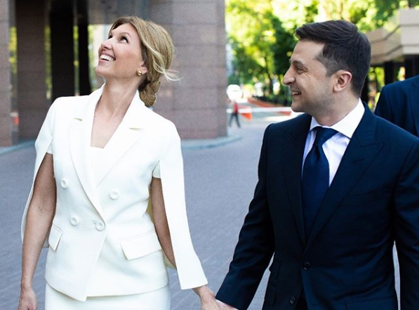 Платье Зеленской на инаугурации