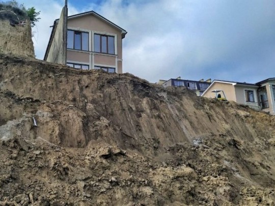 Оползень в Одессе Оползень в Одессе