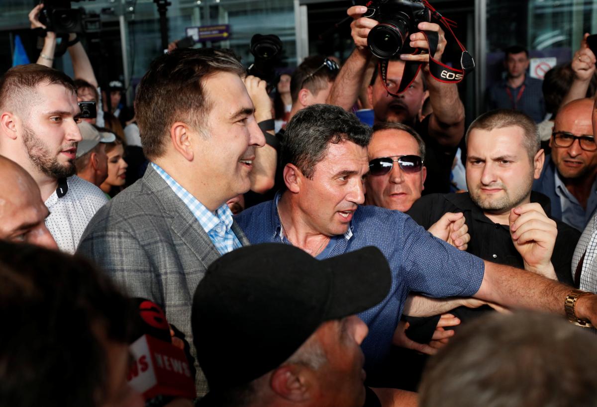 Михеил Саакашвили прилетел в Украину