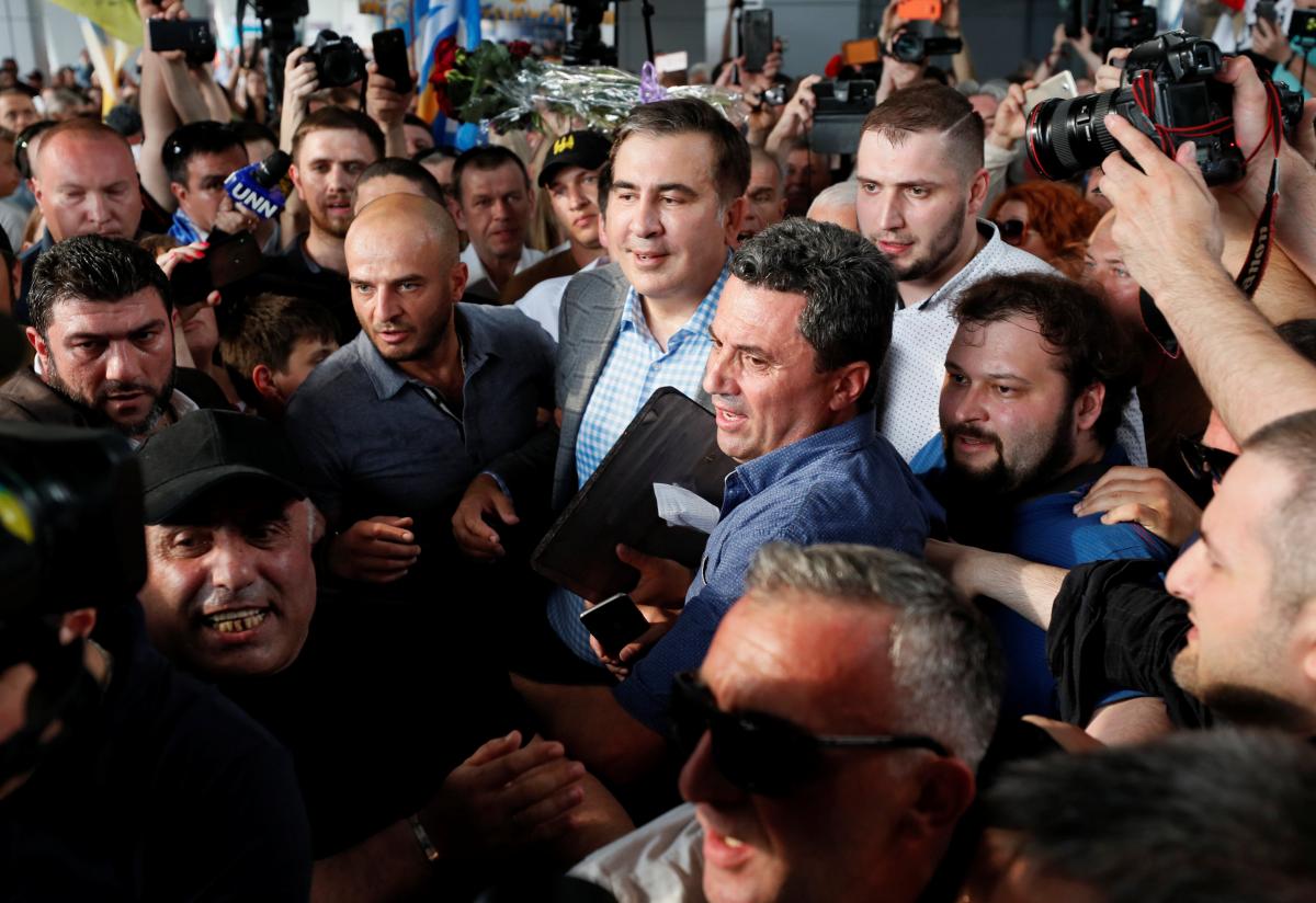 Михеил Саакашвили прилетел в Украину