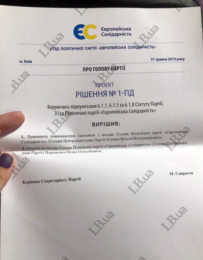 Петр Порошенко — Петр Порошенко возглавил партию Европейская солидарность Петр Порошенко — Петр Порошенко возглавил партию Европейская солидарность