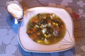 Рецепт самого вкусного зеленого борща Рецепт самого вкусного зеленого борща
