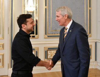 Зеленский и сенатор Портман Зеленский и сенатор Портман
