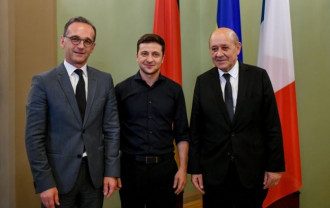 Зеленский и главы МИД Германии и Франции