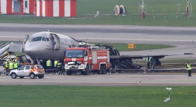 Обнародованы переговоры командира самолета SSJ-100 с диспетчером аэропорта Шереметьево