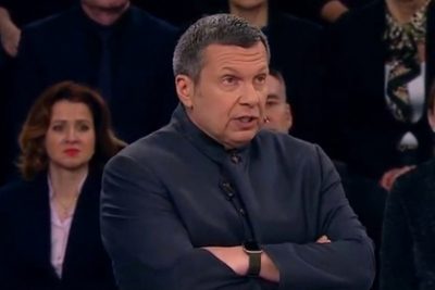 Соловьев в свойственной ему манере оторвался на украинском эксперте / Фото: скриншот из видео Соловьев в свойственной ему манере оторвался на украинском эксперте / Фото: скриншот из видео