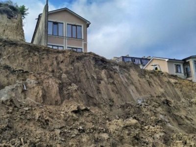 Оползень в Одессе Оползень в Одессе