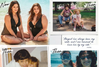 Эшли и Эбби Грэм прорекламировали купальники / Фото: Swimsuits For All