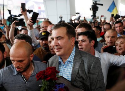 Михеил Саакашвили прилетел в Украину