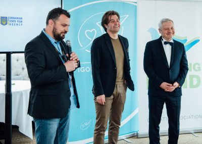 Глава Госкино Филипп Ильенко, Министр культуры Евгений Нищук и Меценат Игорь Янковский Глава Госкино Филипп Ильенко, Министр культуры Евгений Нищук и Меценат Игорь Янковский