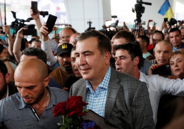 Саакашвили вернулся в Украину, онлайн-трансляция