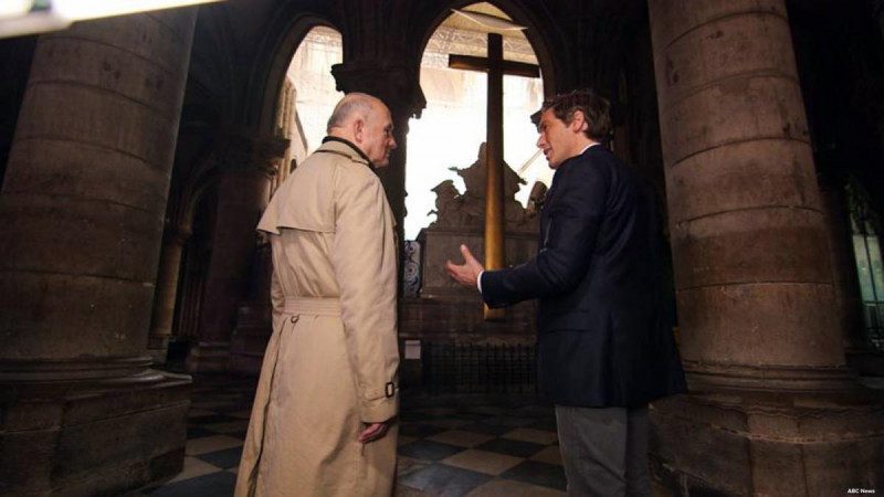 Обнародованы фото Нотр-Дама через месяц после пожара