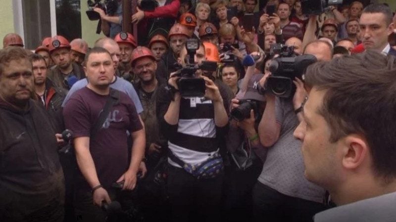 Что показало появление Зеленского перед шахтерами