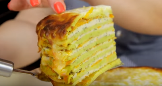 Кабачковый торт — Кабачковый торт с курицей Кабачковый торт — Кабачковый торт с курицей