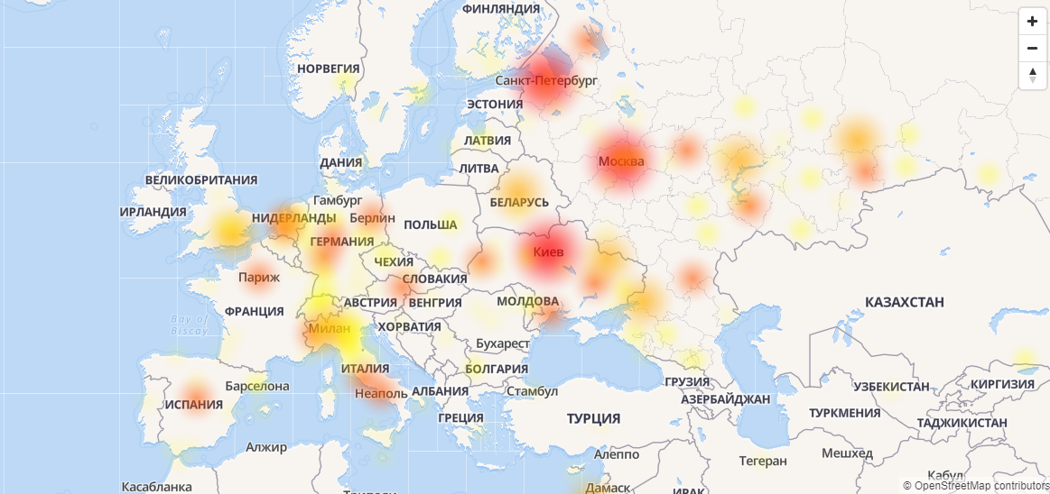 Сбой в телеграмме сегодня. Карта сбоев телеграмм. Карта сбоев. Карта сбоев ВК. Телеграм сбой карта.