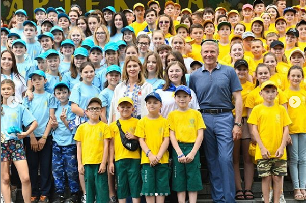 Зеленская в Артеке Зеленская в Артеке