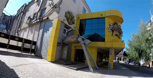 Пустые улицы Донецка