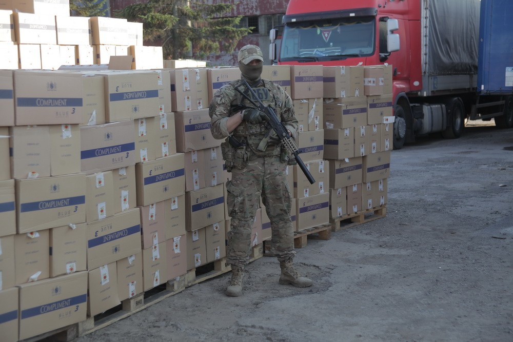 Найдена крупнейшая партия контрабандных сигарет в истории независимой Украины