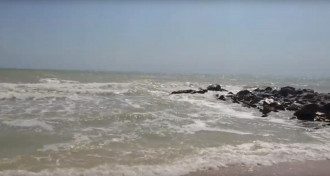 В Кирилловке нашли опасное место / скриншот